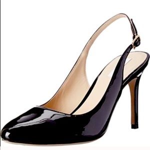 Cole Haan Patent Leather Slingback Pumps